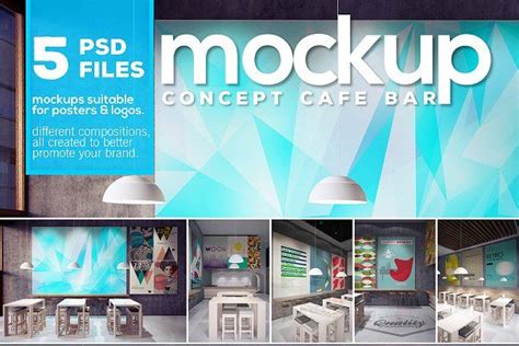 Poster & Logo Mockup vol.1 | Logo mockup, Poster mockup, Branding mockups