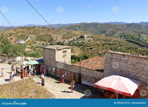 September 10 2023 - Berat Berati, Albania: People Vistit the Old Castle ...