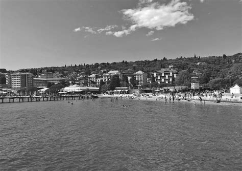 4 Bathing beach in Portorož with related infrastructure, access free of... | Download Scientific ...