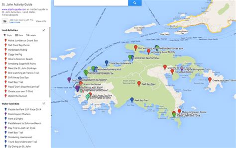 Map Of St Thomas Usvi