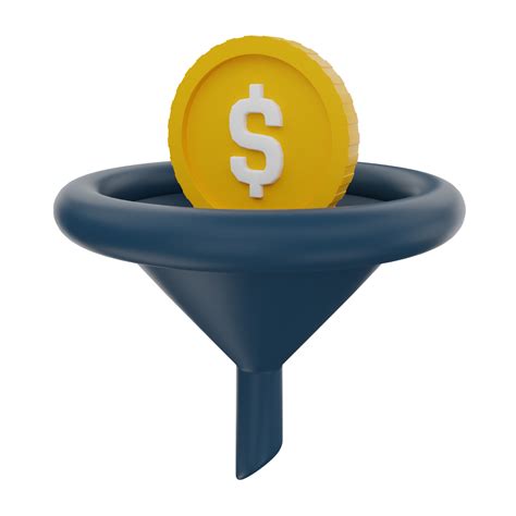 Sales Funnel 3D Illustration 10794891 PNG