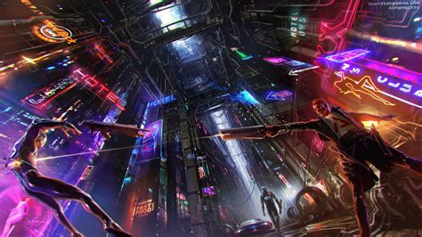 #artwork digital art concept art #apocalyptic #cyberpunk science fiction #futuristic #neon neon ...