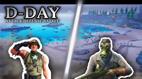 D-DAY Operation: ATTACK/DEFENSE BATTLE [ archange ] – Fortnite Creative Map Code