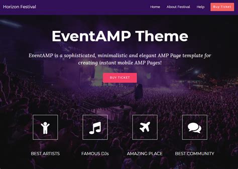 Website Event Template