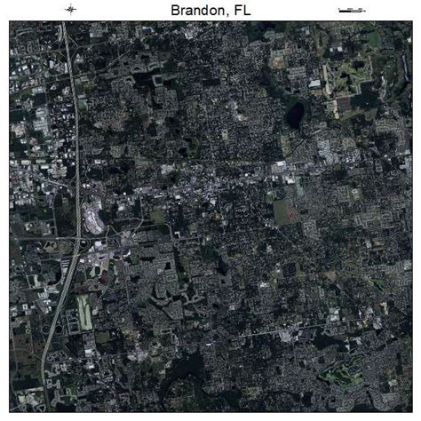 Aerial Photography Map of Brandon, FL Florida