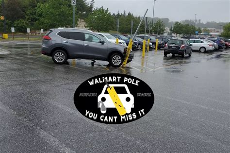 Auburn, Maine Artist Creates Walmart Pole Stickers