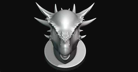 Stygimoloch Head 3D model 3D printable | CGTrader