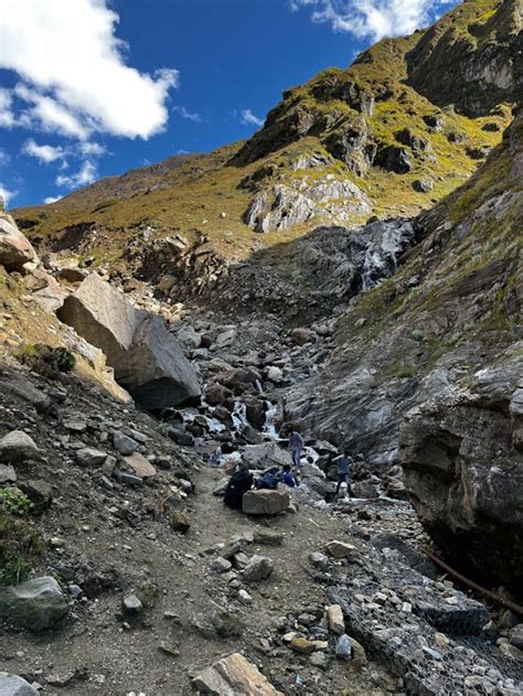 People Hiking in Mountains · Free Stock Photo