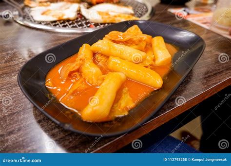 Korea Food, Tokboki, Sticky with Soft Sauce Stock Photo - Image of bangkok, meal: 112793258