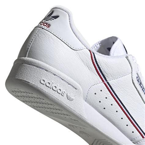 adidas Originals Leather Continental 80 Casual Trainers in White for Men - Lyst