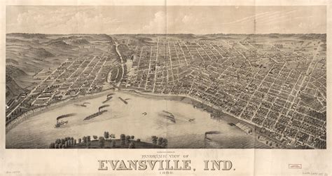 File:Panoramic View of Evansville, Indiana, 1880.jpg - Wikimedia Commons