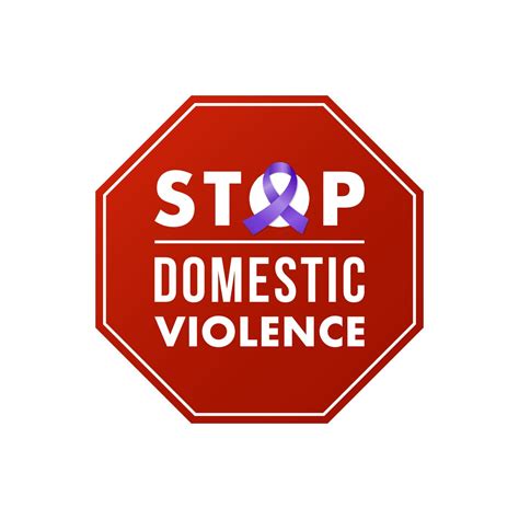 Stop Domestic Violence Stamp. Concept social design. 8284457 Vector Art ...