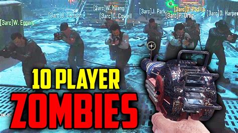 10 PLAYERS IN COD ZOMBIES! - YouTube