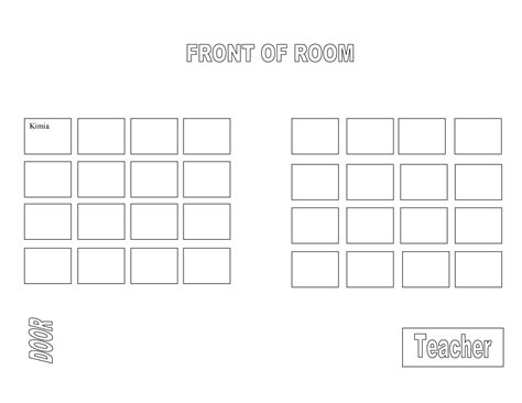 40+ Great Seating Chart Templates (Wedding, Classroom + more)