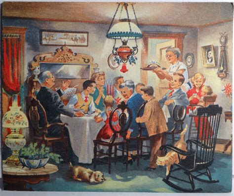 1950s Holiday dinner. Thanksgiving Pictures, Vintage Thanksgiving ...