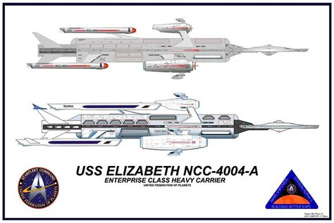 USS ELIZABETH NCC-4004-A by SR71ABCD on deviantART | Star trek ships, Star trek starships, Star trek