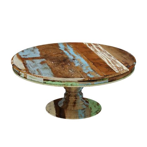 Reclaimed Wood Round Dining Table