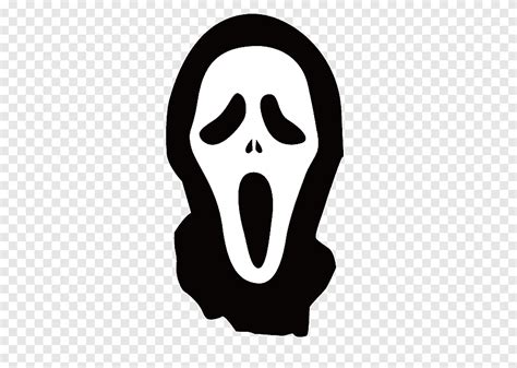 Ghostface Paper Sticker Wall decal, Skull cartoon float, cartoon Character, glass png | PNGEgg