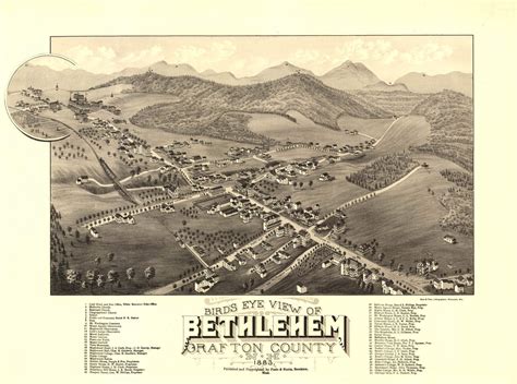 Historic Map - Bethlehem, NH - 1883 | World Maps Online