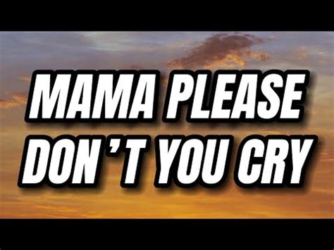 YNW Melly - Mama please don't you cry I'm sorry (Mama Cry) (Lyrics) - YouTube Music