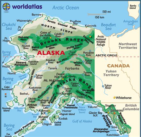 Alaska Mountain Ranges Map - Share Map