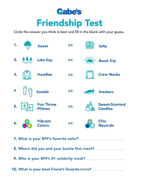 Best Friend Test — Gabe's