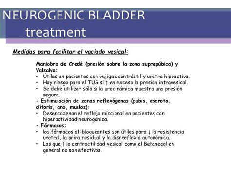 Neurogenic bladder - Cirugía II