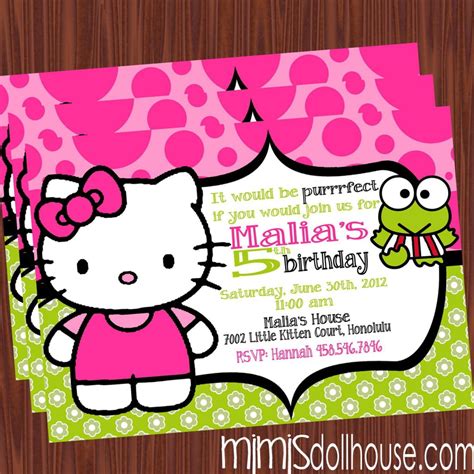 Free Printable Hello Kitty Birthday Party Invitations - Download Hundreds FREE PRINTABLE ...