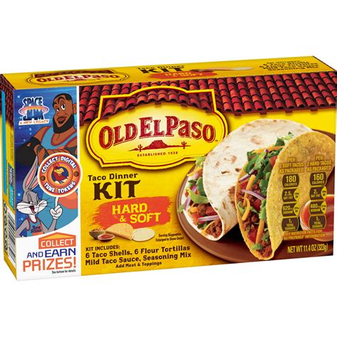 Old El Paso Taco Dinner Kit, Hard & Soft, 11.4 oz - Walmart.com ...