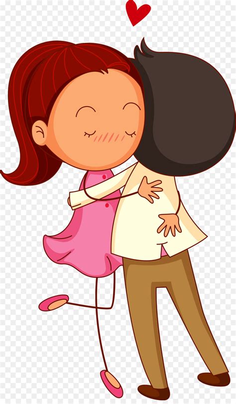 Hug Cartoon Drawing Illustration - Couple hugging png download - 2244*3804 - Free Transparent ...