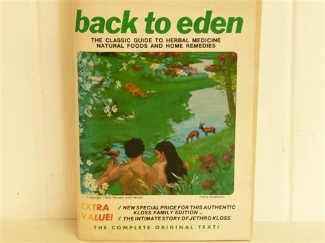 1975 Back to Eden Jethro Kloss Kloss Family Edition Herbal