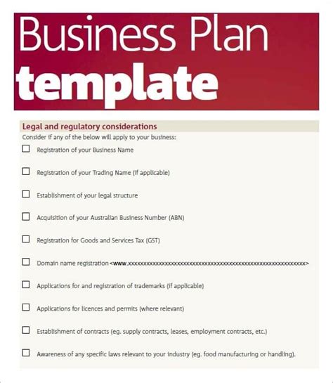 Business Plan Template Layout Seven Gigantic Influences Of Business ...