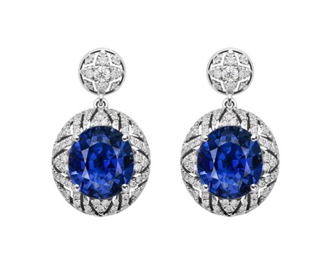 Diamond earrings PNG image