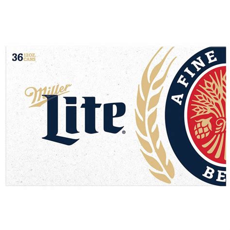 Miller Lite Cans, 36 X 12 Fl. Oz. - Costco Food Database