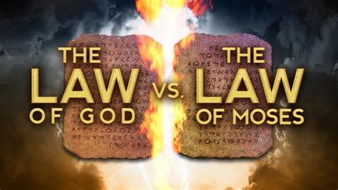 The Law of God Vs. The Law of Moses | 119 ministries, Biblical teaching, God