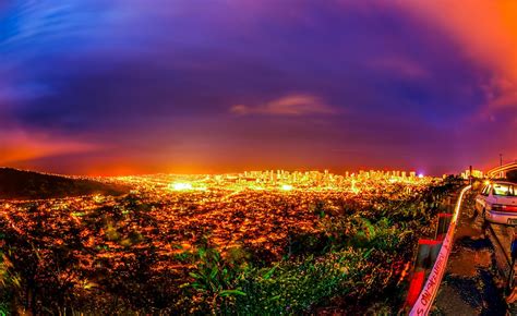 Honolulu at Night HD Wallpaper | Background Image | 1920x1175 | ID:525852 - Wallpaper Abyss