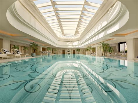 Luxury hotel indoor swimming pool : r/pics