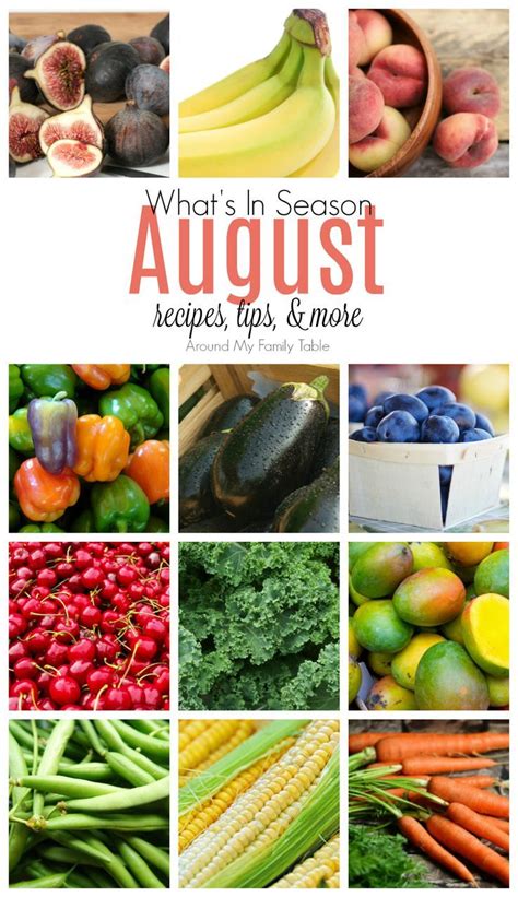 August has a great mixture everything: berries, stone fruit, with a few ...