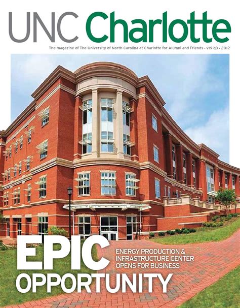 UNC Charlotte Magazine, Q3 2012 by UNC Charlotte - Issuu