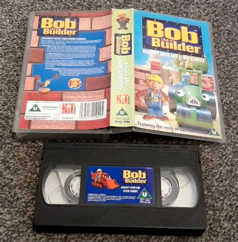 BOB THE BUILDER Naughty Spud And Other Stories Pal Vhs Video Kids Children £8.00 - PicClick UK