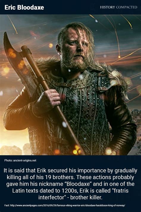Eric Bloodaxe | Viking facts, Viking history, Legends and myths