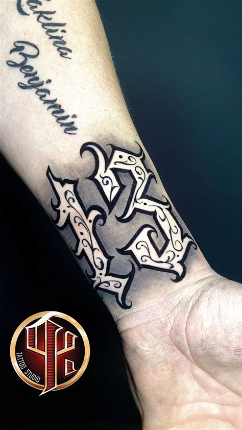 Number 13 Tattoo By Pattos Keppos in 2021 | Tattoo lettering fonts, Tattoos, Tattoo lettering