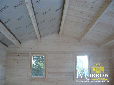 Log Cabin Roof Insulation – Internal – Log Cabins Northern Ireland