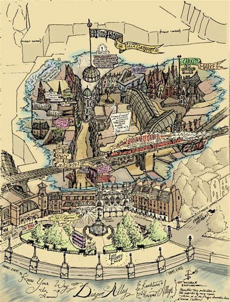 Know Your Way In and Around Diagon Alley {And Knockturn, Horizont ...