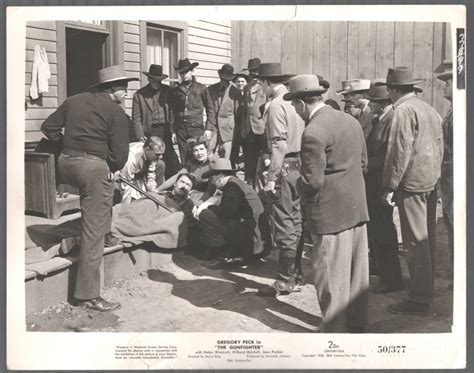 Gunfighter-Gregory Peck-Helen Westcott-8 X 10-B&W-Western-Still ...