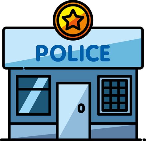 Police station - Free vector clipart images on creazilla.com