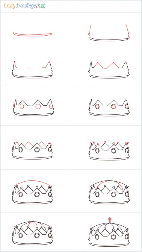 How To Draw A Crown Step By Step Video Tutorial Step By Step Crown | Porn Sex Picture