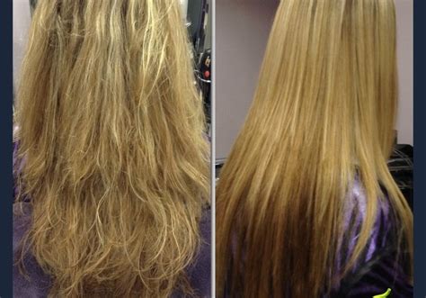 Kerasilk Smoothing Before and After - Salon Eleri