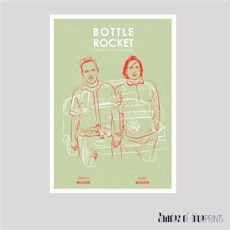 Bottle Rocket movie poster Wes Anderson 1996 | Etsy