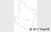 Blank Simple Map of Kab. Bekasi